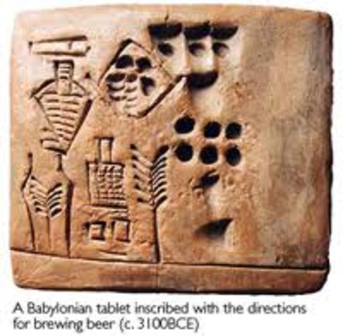 4000 BC - First Evidence of Beer