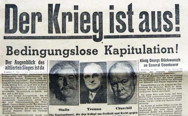 Bedingungslose Kapitulation des dt. Reiches