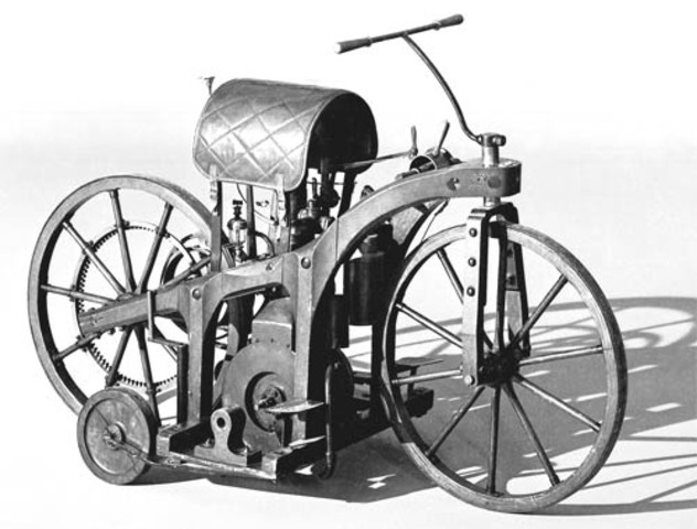 The first gas car