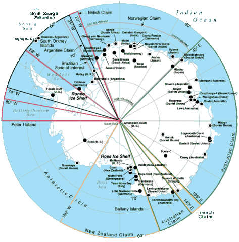 The Antarctic treaty