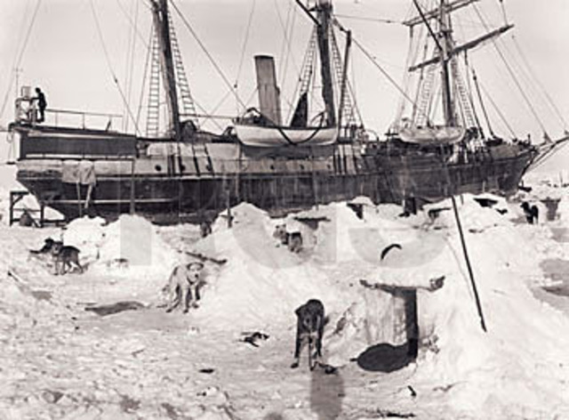 The Endurance is stuck