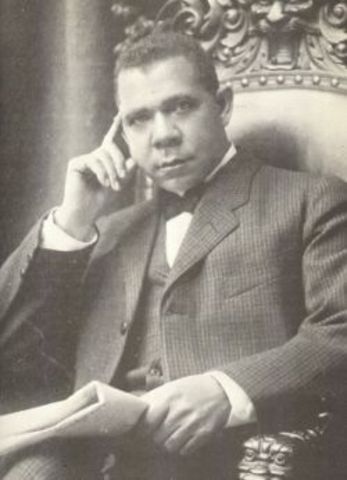 Booker T. Washington Dines at the White House (VUS.8c)