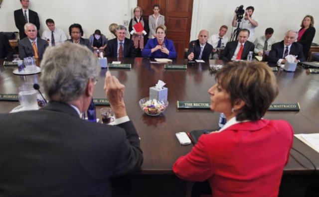 Dragas and Sullivan address Board