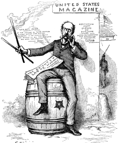 Great Strike spurs the Knights of Labor (VUS.8d)