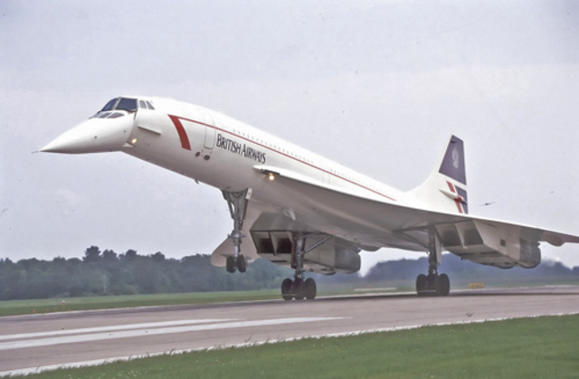 Concorde SST introduced into commercial airline service