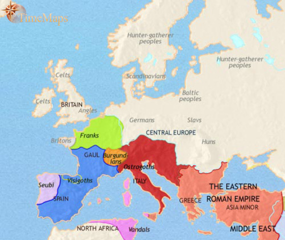 Europe 500 AD