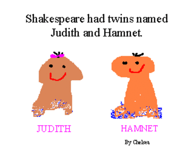 Birth of Twins Judith and Hamnet