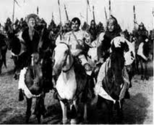 Genghis Khan unites Mongol tribes