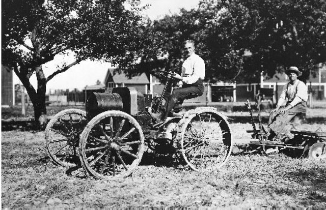 Gas-Powered Tractor