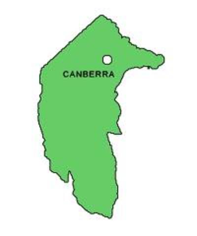 Australia Capital Territory seperated from New South Wales