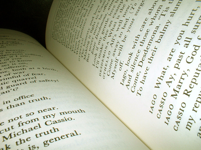 I appeared in my first Shakespearian role