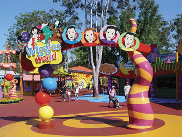 Opening of Wiggles Word at Dream World, Australia
