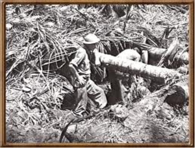 The begining of the Gona battle