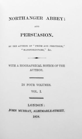 Northanger Abbey and Persuasion