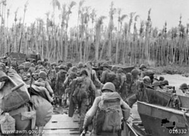 Battle of Arawe begins