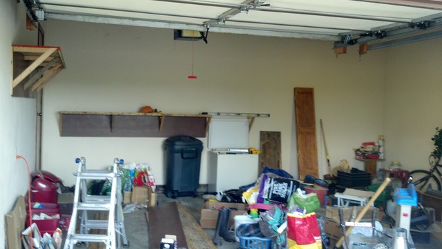 Still messy, with 2 shelves now