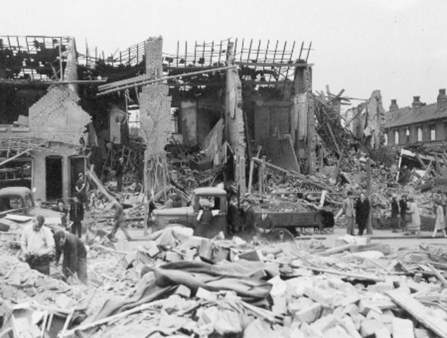 Germany continued the Blitz on major British cities