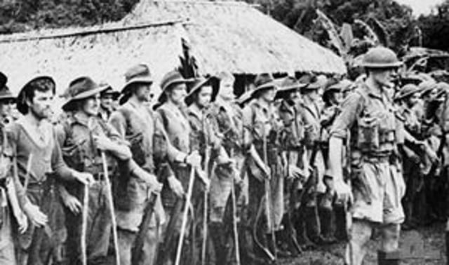 Australian troops push the Japanese further back along Kokoda