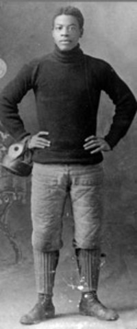 First African America pro-football player