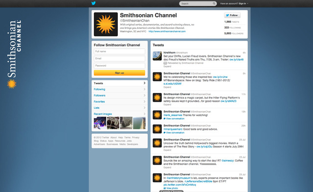 Post interesting factoids to Twitter and Facebook: Engage