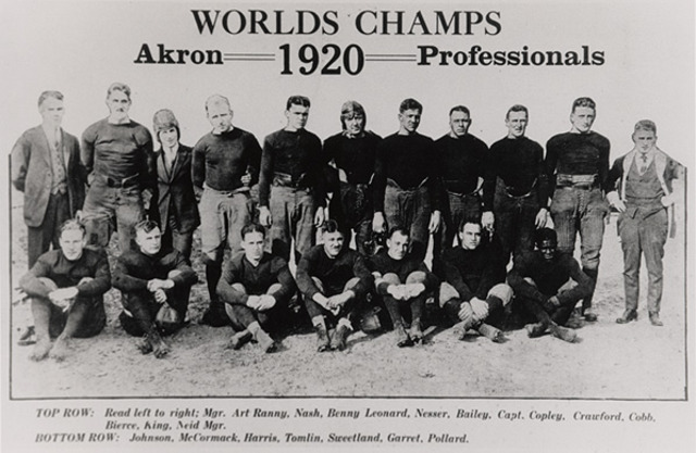 The first game played in the APFA