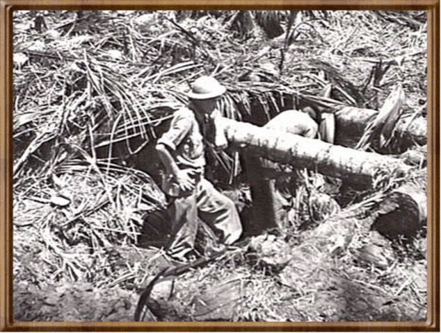 Australians failed to outflank the Japanese