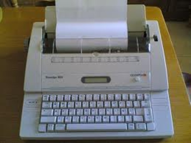 Máquina de escribir  eléctrica