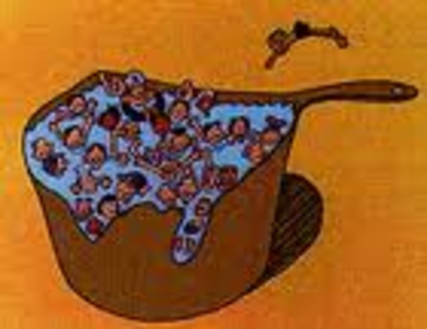 America - A Melting Pot 1700 and Present