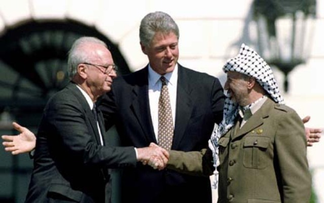 Israel and PLO sign first agreement (VUS.13e)