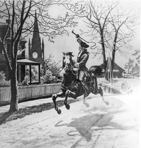 Ride Of Paul Revere And William Dawes