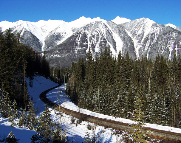 Last Spike driven for CPR (British Columbia)