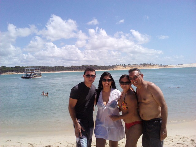 Nossa primeira praia juntos