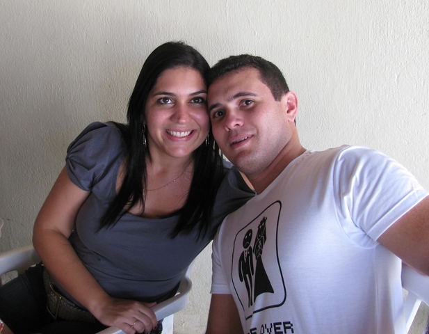 Katiuscia conheceu minha família