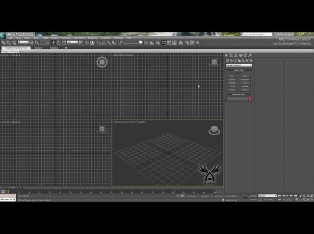 Lançamento de software de animação 3D