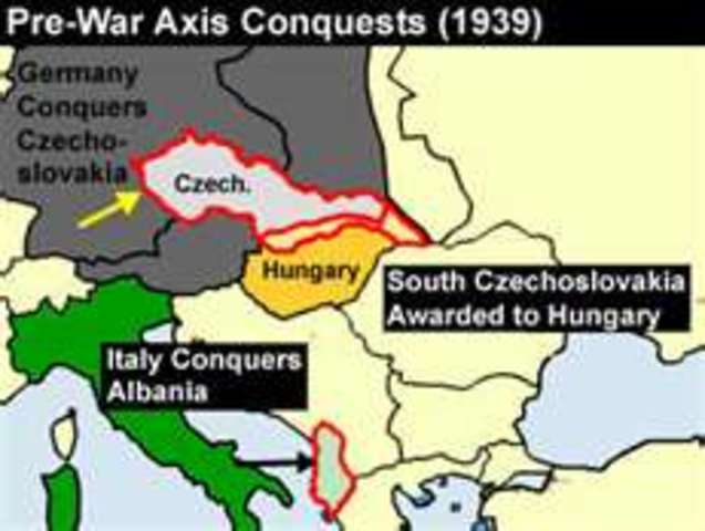 Germany occupies Czechoslovakia