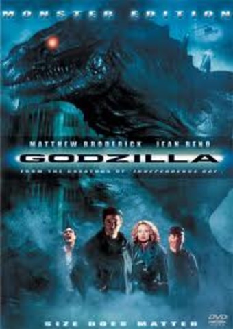 Em 1998  foi lançado o filme “Godzilla”.