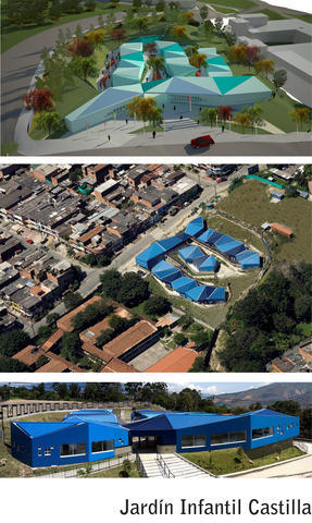 Beatriz started to work in EDU Medellin designing Kindergatens