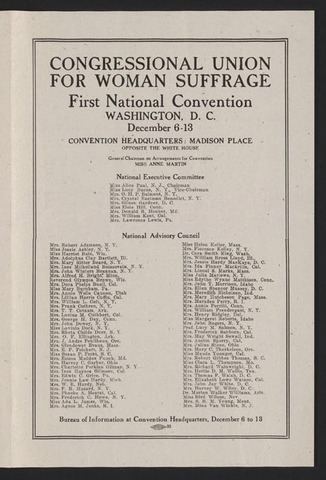 Congressional Union for Woman Suffrage