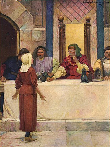 Joan goes to Vaucouleurs to ask to meet the king