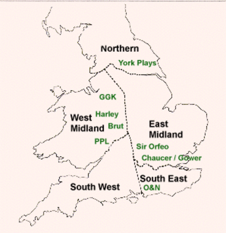 Regions of the Middle English Period