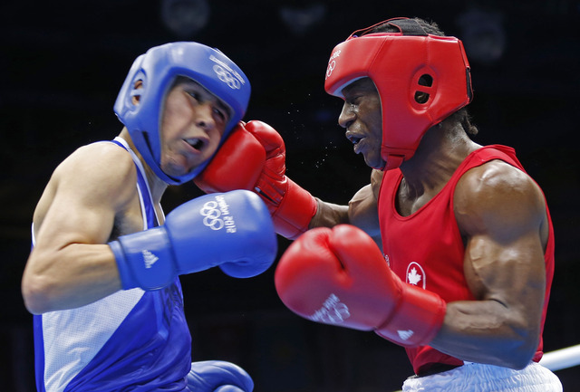 Custio Clayton reaches quarters in boxing