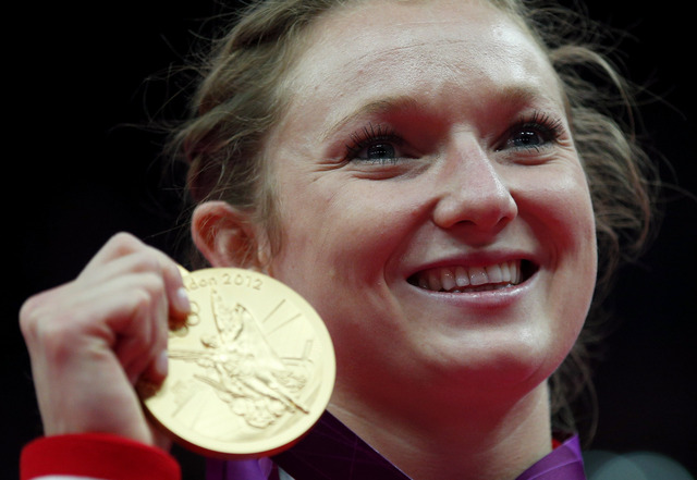 Rosie MacLennan wins gold in trampoline