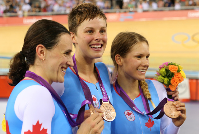 Women's team pursuit squad takes bronze