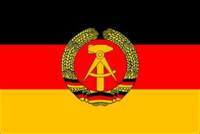 The German Democratic Republic was formed (East Germany)