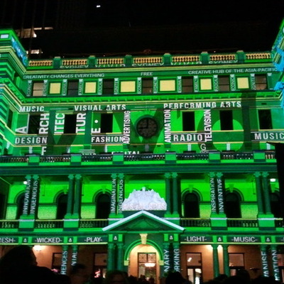 Timeline: Vivid Walk in Sydney