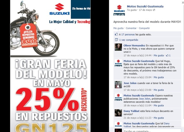 Feria del Modelo GN125