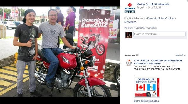 Premiación KFC y Suzuki