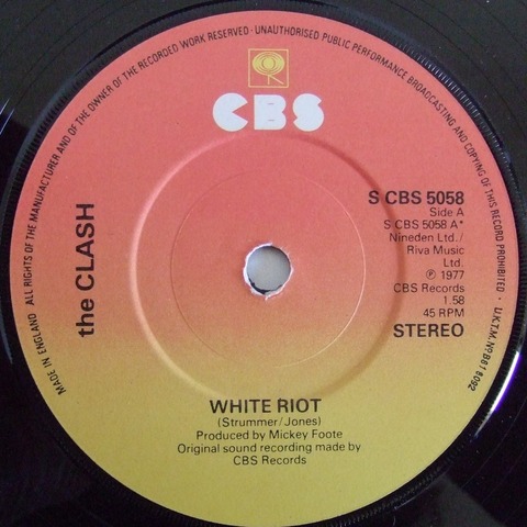 The Clash's first single 'White Riot' was released.