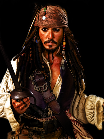 Played a major role in the disney film Pirates of the Caribbean as 'Jack Sparrow'