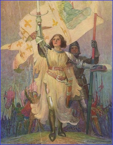 Joan meets qith Lord Dunois